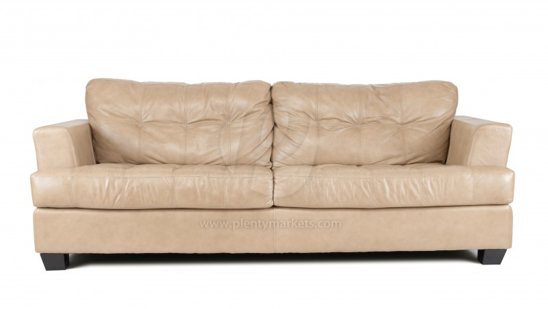 Leder-Sofa »San Jose« braun - Plastik